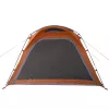  4 személyes szürke és narancs gyorskioldó vízálló kempingsátor