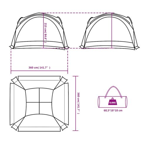  zöld vízálló rendezvénysátor