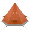  4 személyes narancssárga vízálló tipi kempingsátor