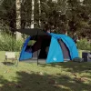  4 személyes kék vízálló alagút kempingsátor