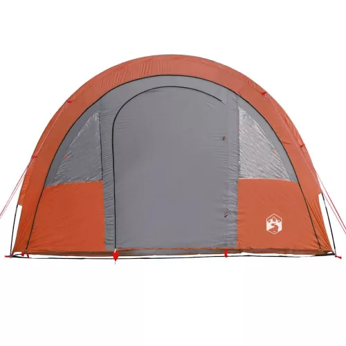  4 személyes szürke és narancssárga vízálló alagút kempingsátor
