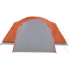  8 személyes narancssárga vízálló keresztirányú családi sátor