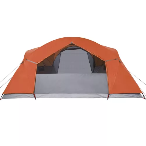  8 személyes narancssárga vízálló keresztirányú családi sátor