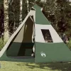  7 személyes zöld vízálló tipi kempingsátor