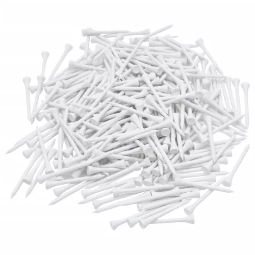  1000 db fehér bambusz golflabdatartó 83 mm