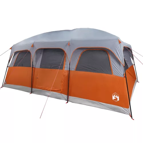  10 személyes szürke vízálló családi sátor