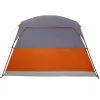  4 személyes narancssárga vízálló kabin kempingsátor