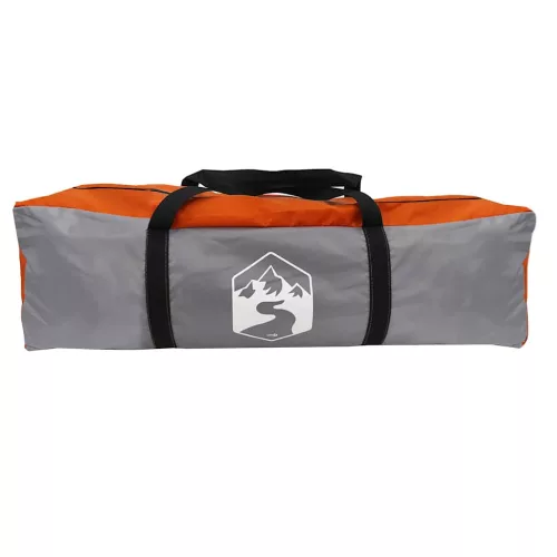  4 személyes narancssárga vízálló kabin kempingsátor