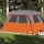  6 személyes narancssárga vízálló családi sátor
