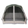  6 személyes zöld vízálló előrészes családi sátor