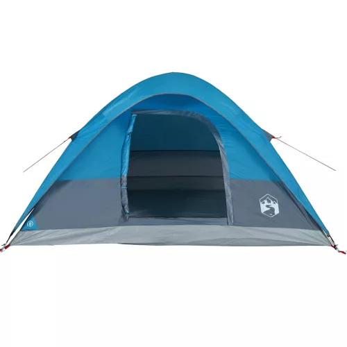  6 személyes kék vízálló kupolás családi sátor
