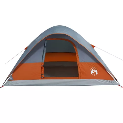  6 személyes narancssárga vízálló kupolás családi sátor