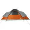  9 személyes narancssárga vízálló kupolás családi sátor