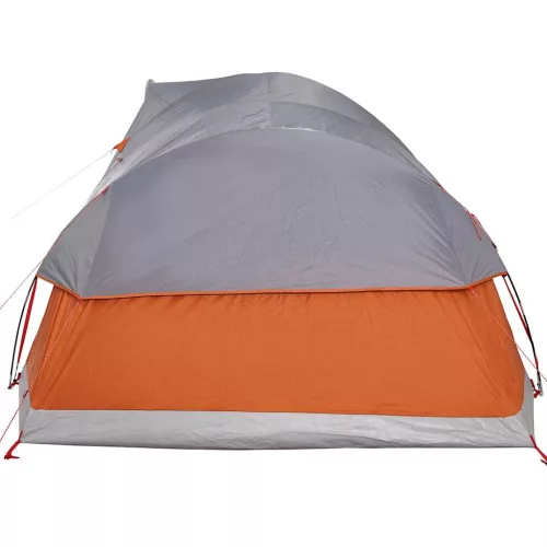  11 személyes szürke/narancssárga vízálló kupolás családi sátor
