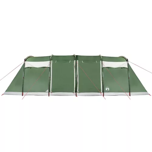  8 személyes zöld vízálló alagút alakú családi sátor