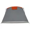  10 személyes szürke/narancssárga vízálló alagút családi sátor