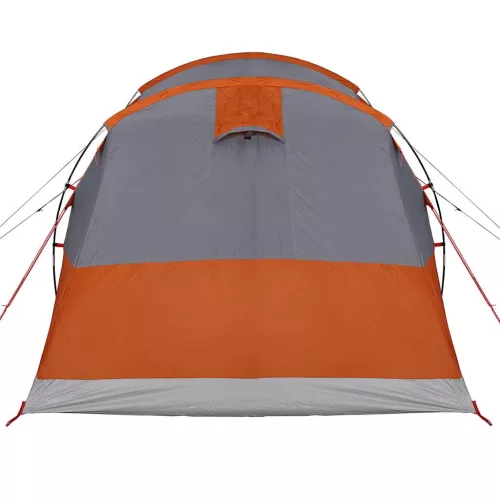  3 személyes szürke és narancssárga vízálló alagút kempingsátor