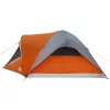  6 személyes szürke és narancssárga vízálló családi sátor