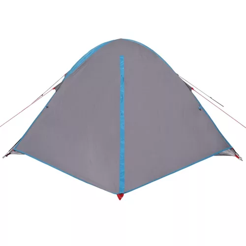  4 személyes kék vízálló kupolás kempingsátor