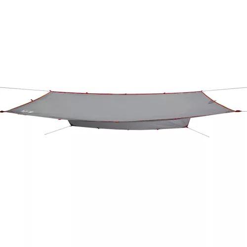  szürke-narancssárga vízálló kempingponyva 300x294 cm