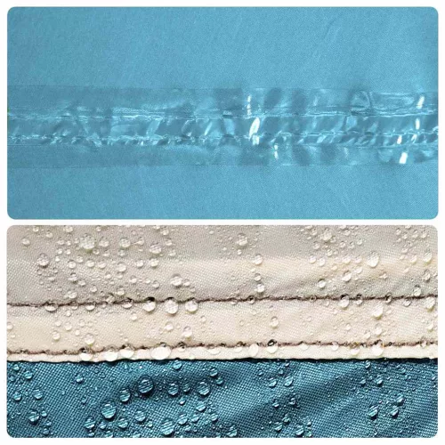  kék vízálló kempingponyva 360 x 294 cm