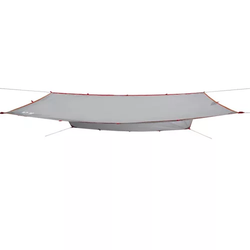  szürke-narancssárga vízálló kempingponyva 360 x 294 cm