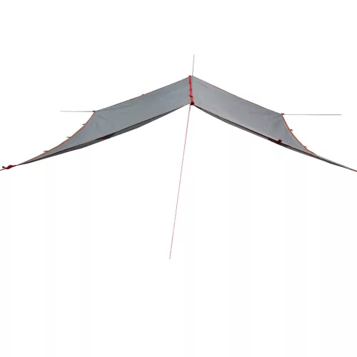  szürke-narancssárga vízálló kempingponyva 400 x 294 cm