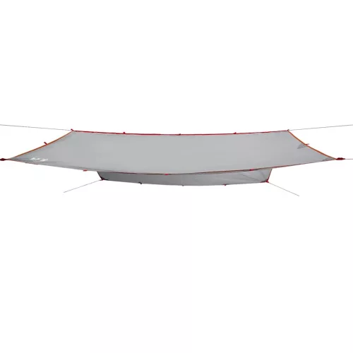  szürke-narancssárga vízálló kempingponyva 400 x 294 cm