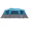  16 személyes kék vízálló alagút alakú családi sátor