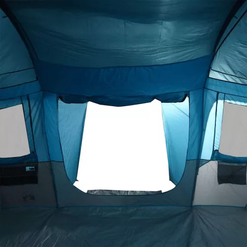  16 személyes kék vízálló alagút alakú családi sátor