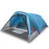  4 személyes kék vízálló kupolás kempingsátor
