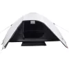  4 személyes fehér sötétítő szövet vízálló kupolás kempingsátor