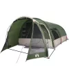  8 személyes zöld vízálló alagút alakú családi sátor