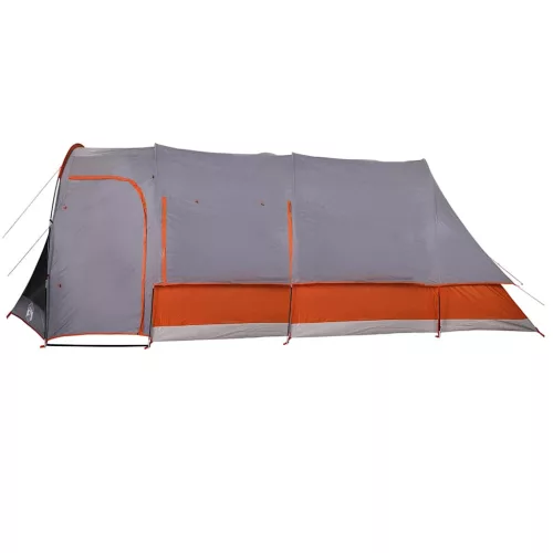  8 személyes szürke vízálló alagút alakú családi sátor
