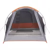  4 személyes szürke vízálló alagút alakú kempingsátor