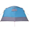  8 személyes kék vízálló alagút alakú családi sátor