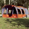  8 személyes szürke vízálló alagút alakú családi sátor