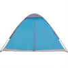  2 személyes kék vízálló kupolás kempingsátor