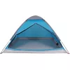  4 személyes kék vízálló kupolás kempingsátor