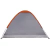  4 személyes szürke és narancssárga vízálló kupolás kempingsátor