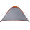  2 személyes szürke és narancssárga vízálló kupolás kempingsátor