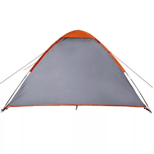  2 személyes szürke és narancssárga vízálló kupolás kempingsátor
