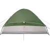  4 személyes zöld vízálló kupolás kempingsátor