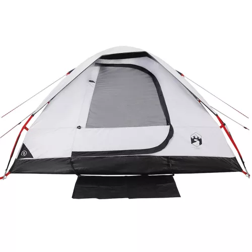  6 személyes fehér sötétítő szövet vízálló kupolás családi sátor