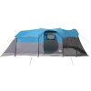  8 személyes kék vízálló alagút alakú családi sátor
