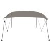  szürke négyágú bimini tető 243 x 180 x 137 cm