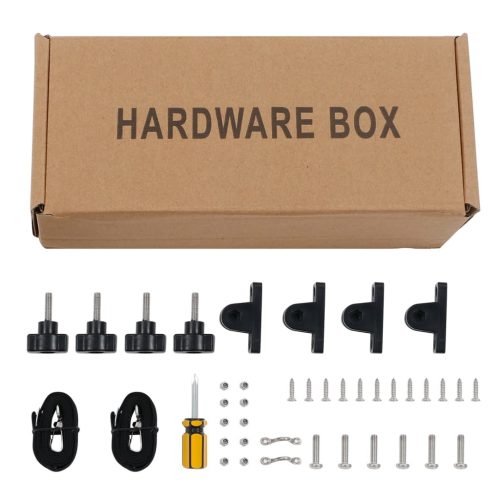  fekete négyágú bimini tető 243 x 196 x 137 cm