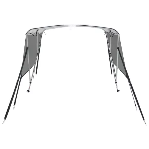  háromágú bimini tető hálós oldalfalakkal 183x(185-198)x137 cm