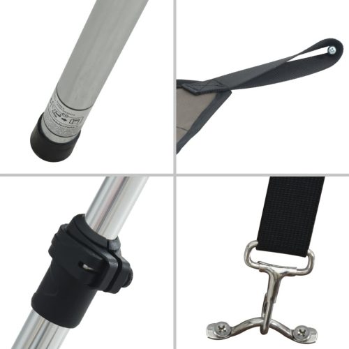  antracit T-alakú árnyékolóhosszabbító 170 x 208 x (115-183) cm