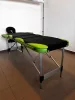 discontmania blue/white 3-zone aluminium massage bed with carry bag  - 3108R